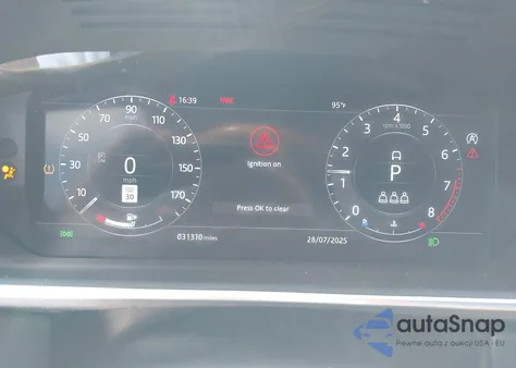 2020 Land Rover Range Rover Autobiography z USA, uszkodzony, nr VIN SALGV2SEXLA591367